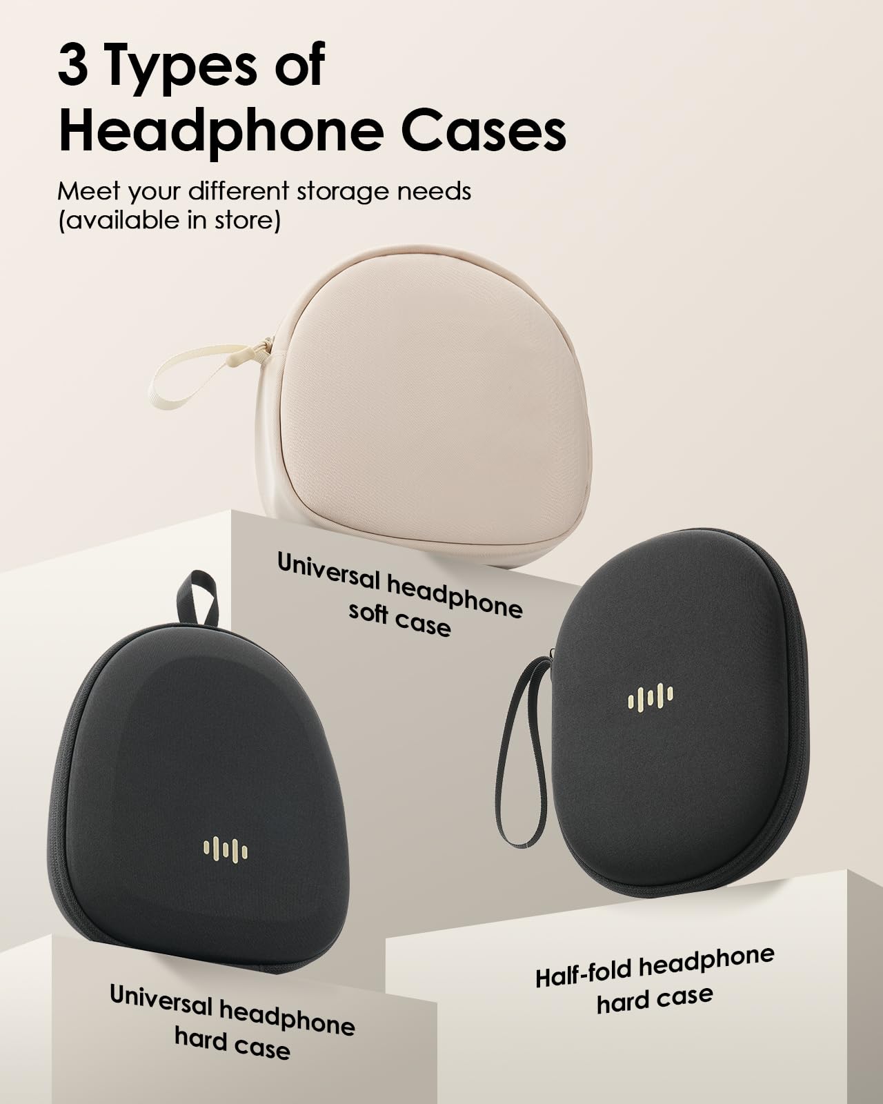 Etui pour Casque Audio Over-Ear JBL Tune 510BT 720BT 770NC 520BT Soundcore Q20i Q30 Bose BERIBES, Housse de Voyage Ultra-Fins