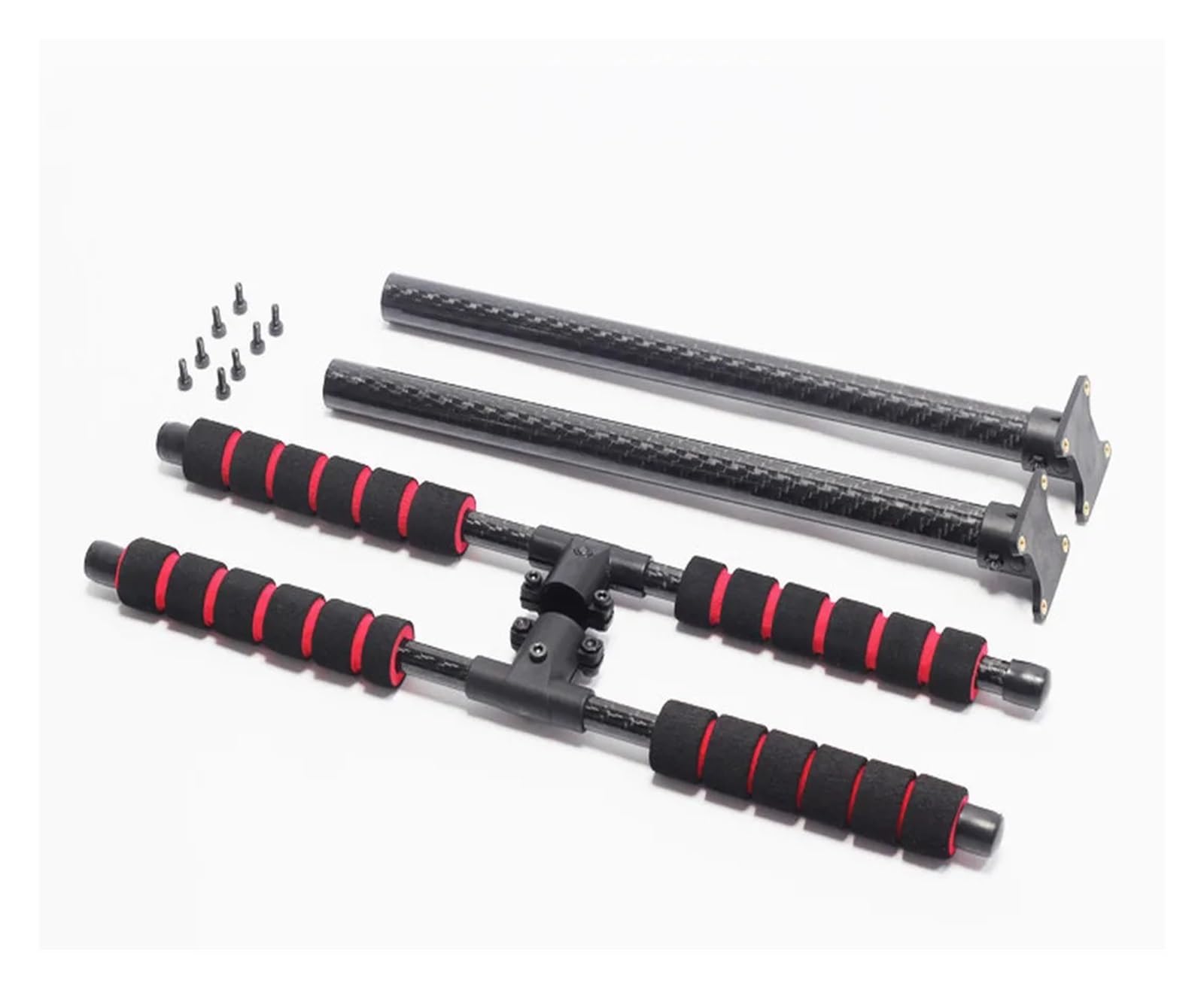 Patín De Tren De Aterrizaje Electrónico Alto En Forma De T De Fibra De Carbono for RC FPV Quadcopter Multicóptero Hexacóptero S500 S550 F550 Quick(170 fix)