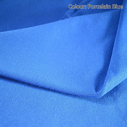 Neotrims Stretch Pullover Knit Rib Material, Verrippung für Hosenbünde Cuffs. Hoddies & Dressmaking. Limited Mengen 10 Farben nur zu diesem Preis, Polyester, Baumwolle, Acryl-Soffitte, sold as 1 bis 5 Wholesale Meter Preis!, Porcelain Blue, 1 Meter