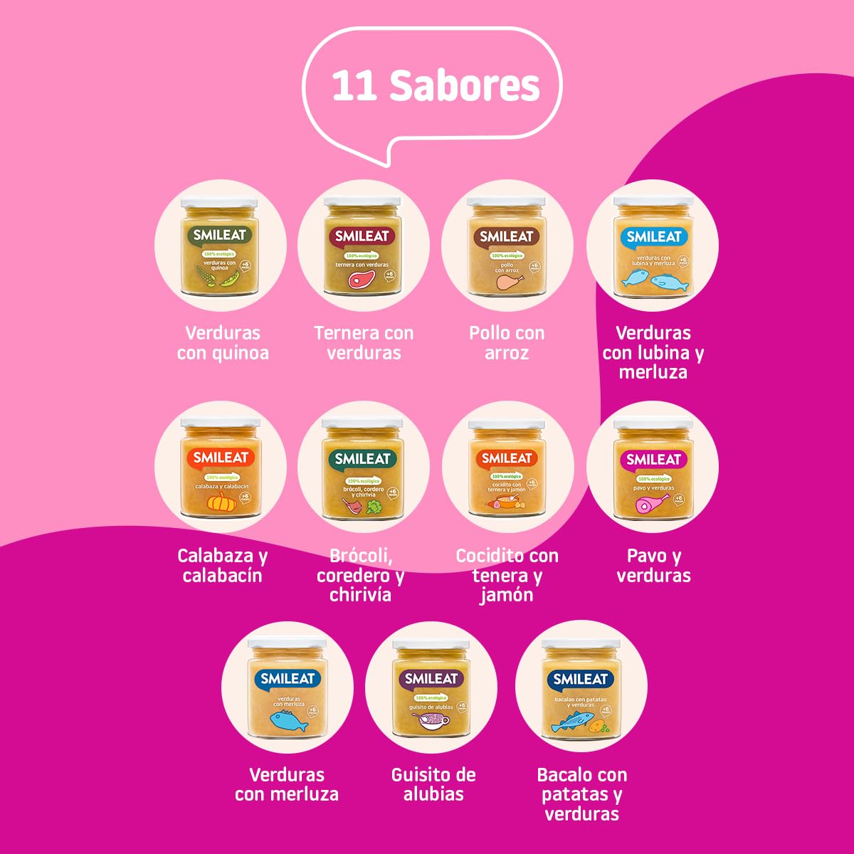 Smileat - Tarrito infantil de Pavo y Verduras - para Peques +6 Meses - Sin Azúcar ni Sal Añadido - Materia Prima de Calidad. Textura Suave y Fácil de Comer - 230g — view 6