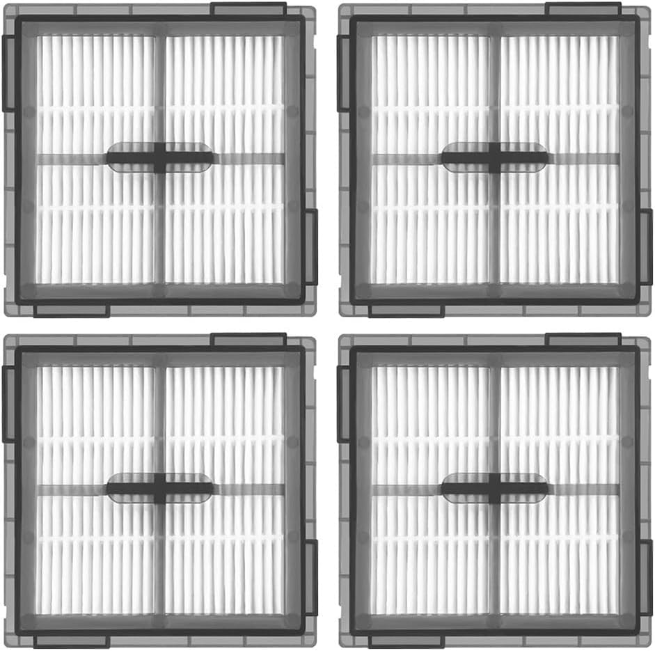 HEPA Filter Q10 S5, Q10 VF, Q8 Max, Q10P+, Q10 X-5, 2/4 Pack Vacuum Replacement Parts, ABS Cloth High Efficiency(4 PACK)