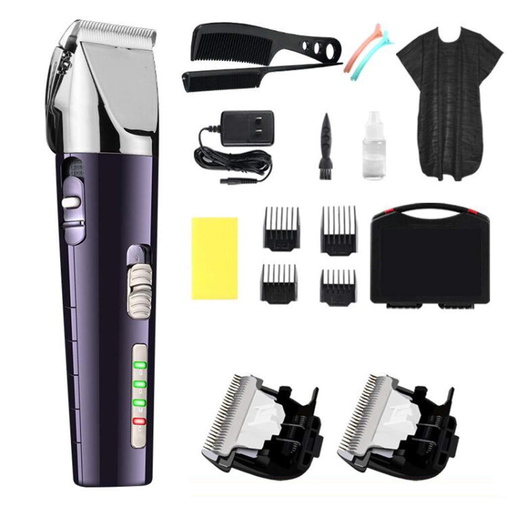 LKJHG Taglio di Capelli Ricaricabile e Doppio Uso,Facile da Usare,rifinitore per Barba da Uomo,rifinitore,dissolvenza della Lama affilata,Ricaricabile Tramite USB,Batteria a Lunga Durata