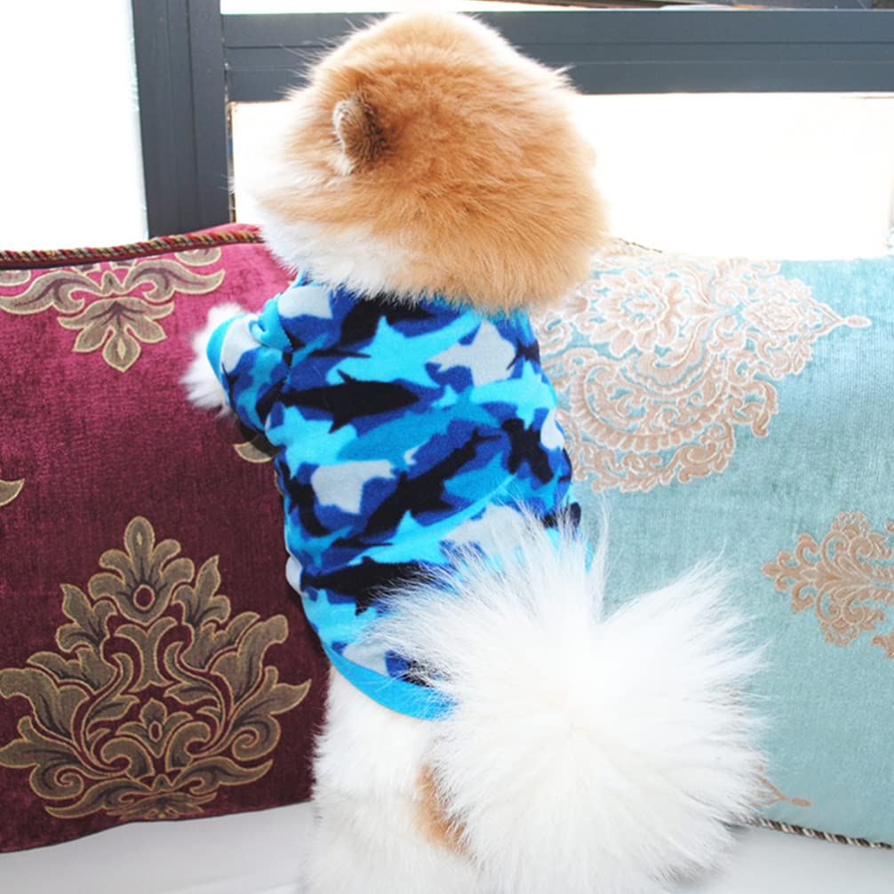 POPETPOP 7pezzi Coutume Autunnale e Invernale per Cani di Abbigliamento per Animali Domestici Vestiti Caldi e Comodi per Cani Leggero e Confortevole Accessorio Fotografico Riutilizzabile