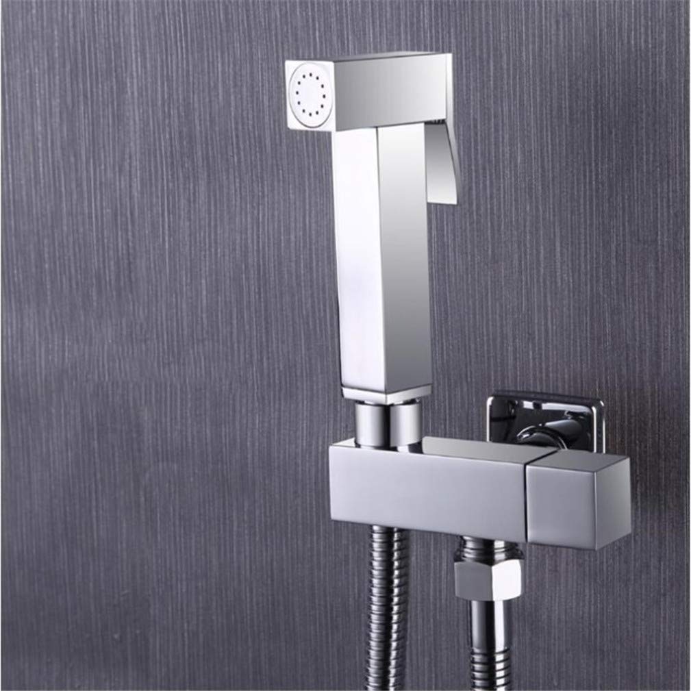 Wc Bidet Rubinetto Cromato Singolo Freddo Bagno Wc Doccia Blow-Fed Pistola A Spruzzo Ugello Rubinetto Bidet Pulizia Anale Culo Bidet