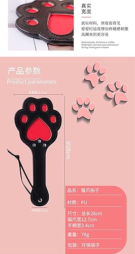 Miniatura 5 de Adorables paletas de gato con pata de gato. Flogger para adultos, sumiso, SM BDSM, bondage, defensa sexual, provocación sexual, estimulador de