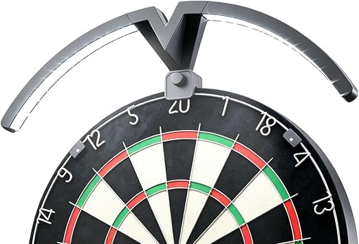 Dart Board Light, 120  Professional Led Dartboard Light with 3 Meters UK Plug Power Cable, Securely Fits All Dart Boards, 6000K Bright Darts Lighting Accessories for Eliminating Shadows