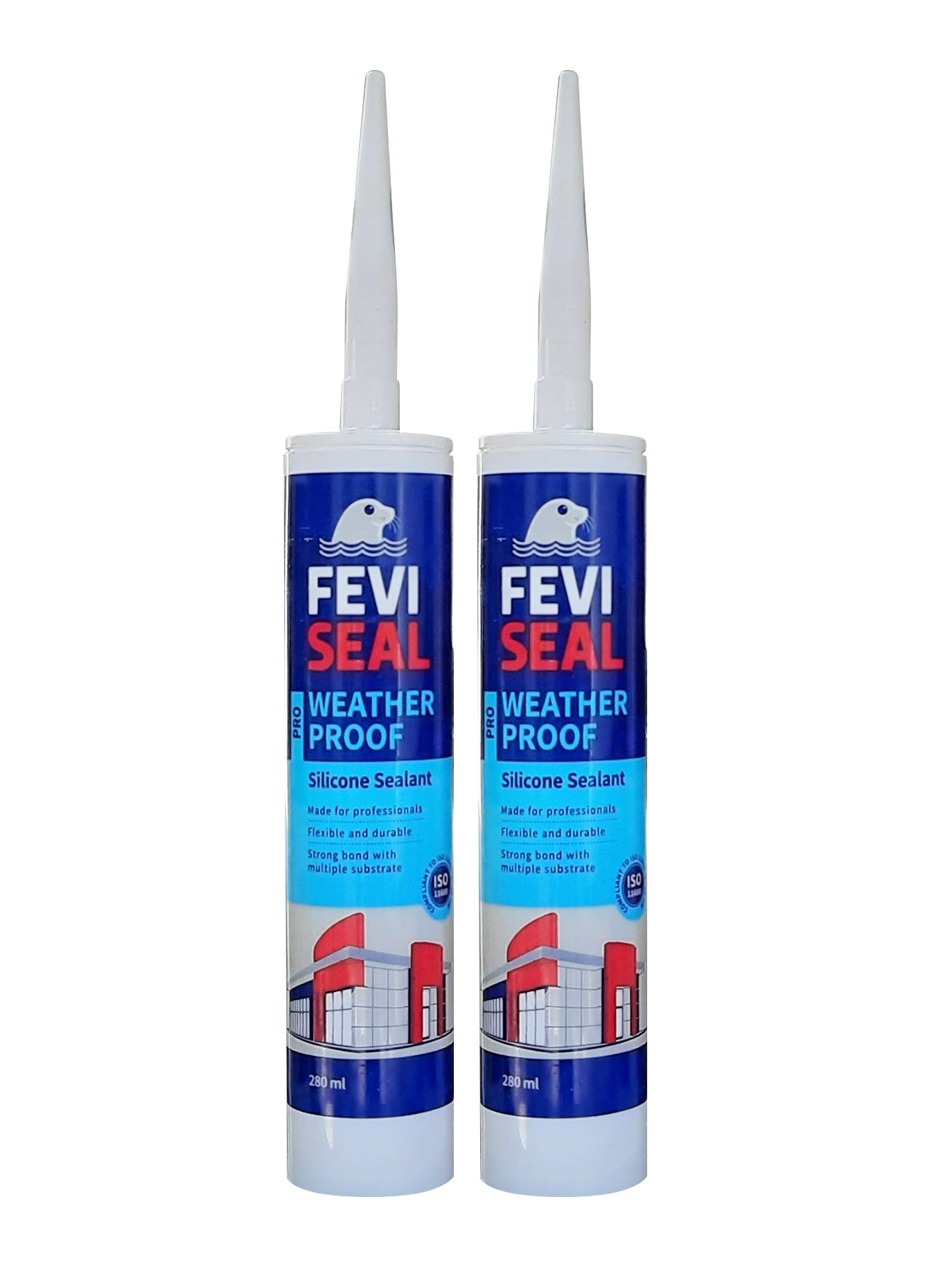 FEVISEAL Weatherproof PRO Silicone Sealant 280ml White (Pack of 2) (B08NDNKS9G) Amazon Price History, Amazon Price Tracker