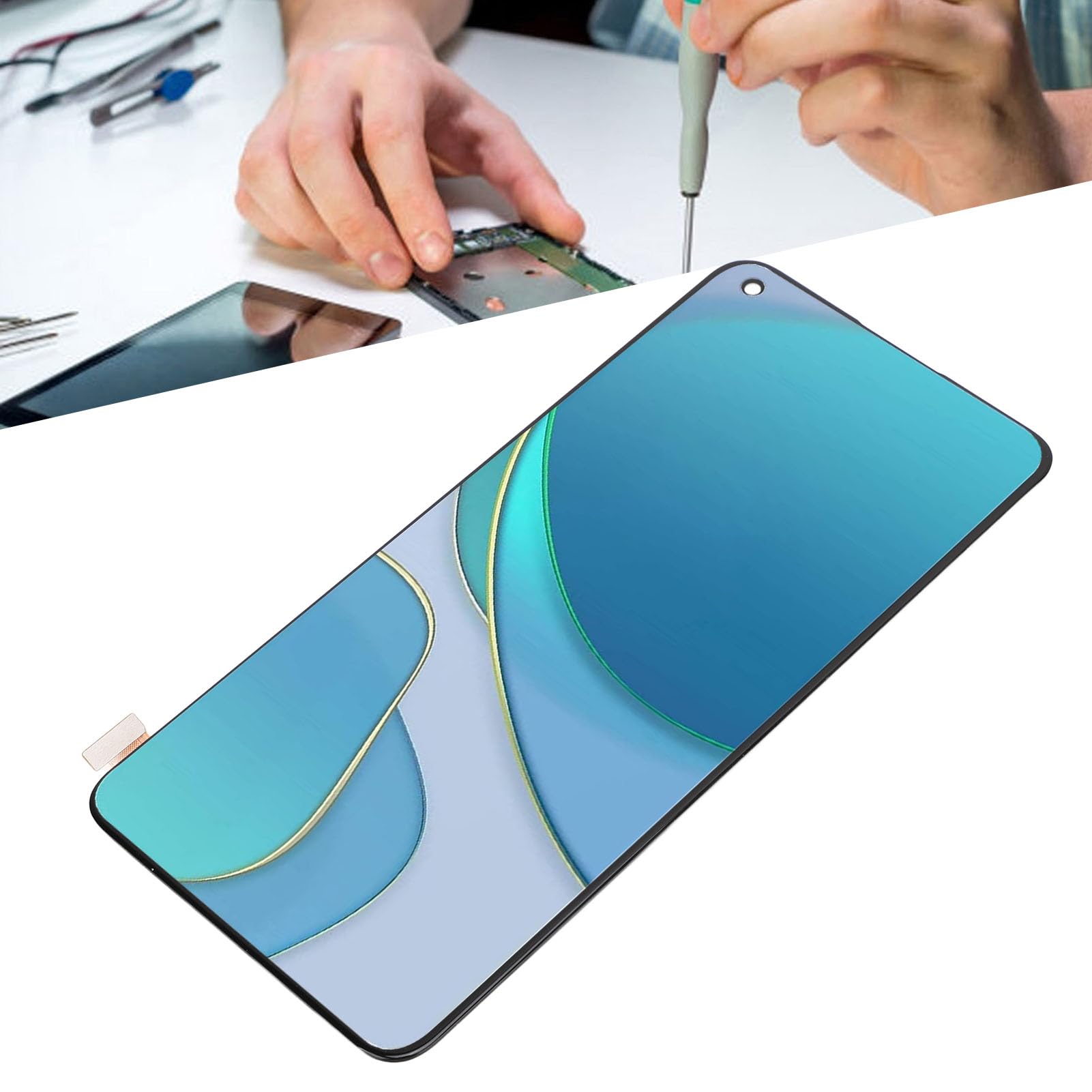 Gugxiom 6,55 Zoll für 8T 5G 8T+ Plus X7 Pro, KB2001 KB2000 KB2003 KB2005 LCD Display Touchscreen Digitizer Ersatz, vor Dem Versand Getestet
