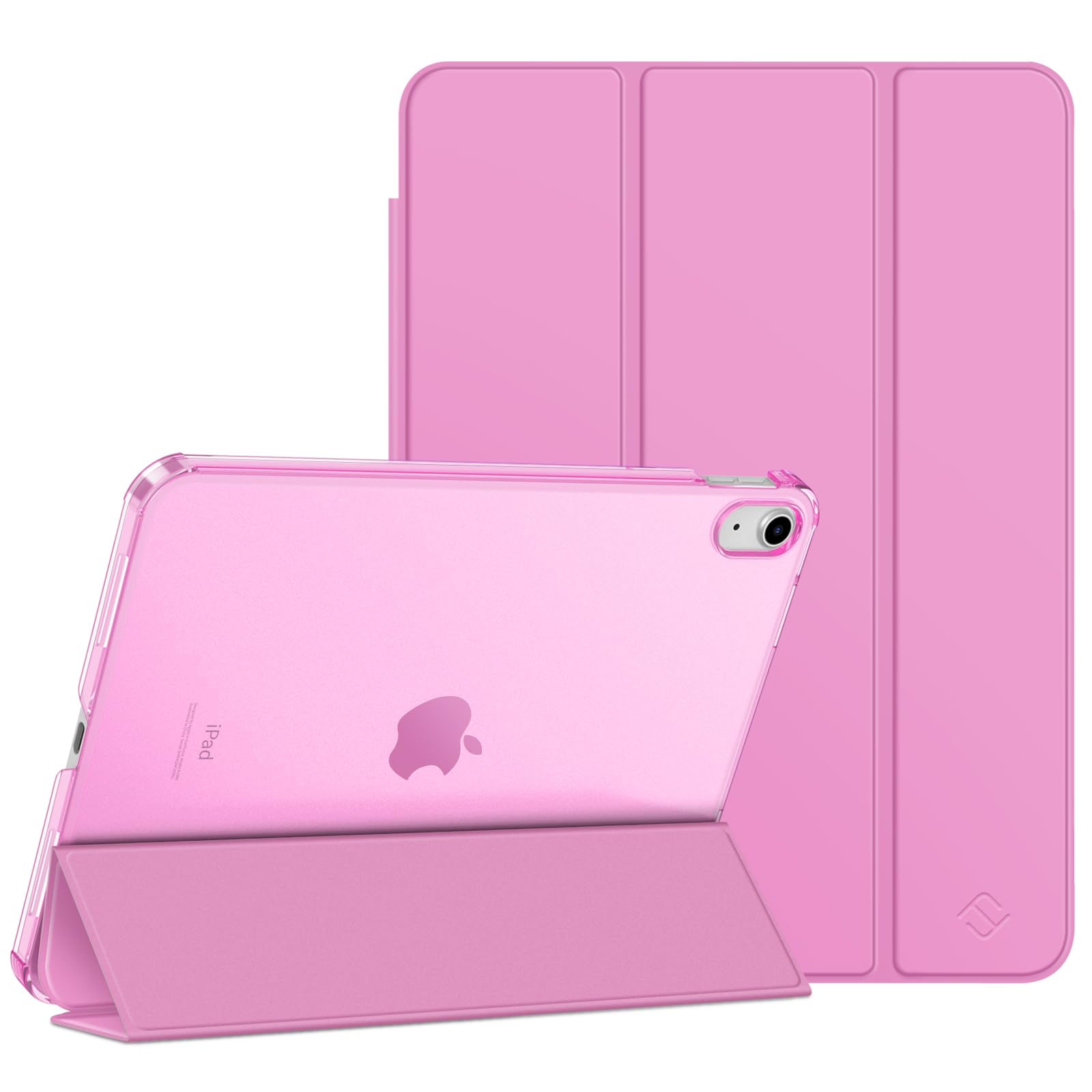 Fintie Hülle für iPad 11. Generation 2025 11 Zoll (A16), iPad 10. Generation 10.9 Zoll 2022 - Ultradünn Schutzhülle mit transparenter Rückseite Abdeckung Case Cover, Auto Schlaf/Wach, Lilac Rosa