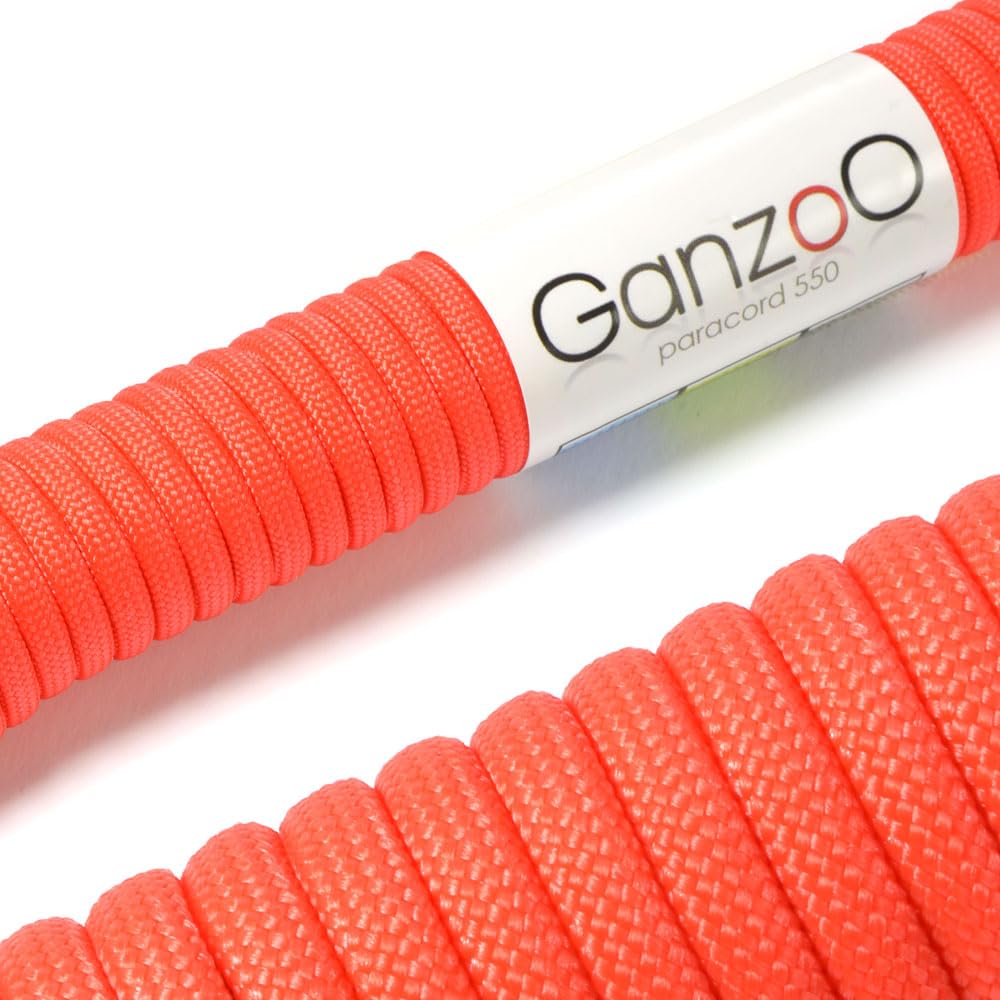 Ganzoo Paracord 550 Tipo 3, Cuerda 4 mm 100 m con 7 hebras Interiores, Funda poliéster/Nylon, para Outdoor Camping Supervivencia, rutas de Trekking, asegurar Tienda, Collar y Correa Perro, Oliva — view 91