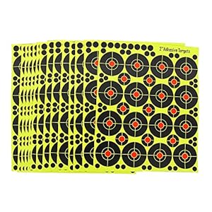 fritz-cell 25 Splitterziele Splittersticker Typ 2508 selbstklebend Zielscheibe für alle Gewehre, Pistolen, Luftgewehre, Airsoft, BB, Diabolo kompatibel mit Splatterburst Zielen