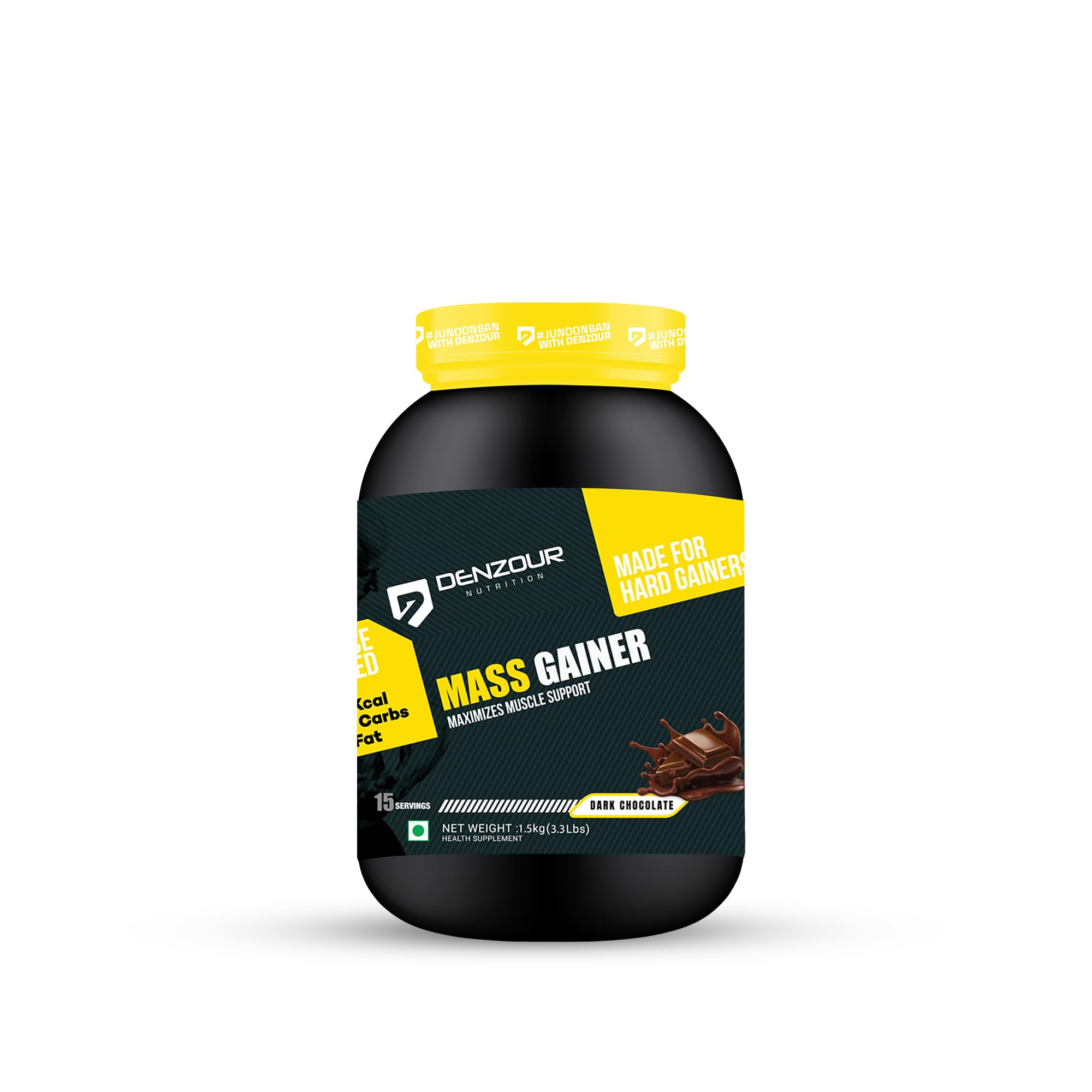 DENZOUR NUTRITION Mass Gainer Protein Supplement Powder | High Protein High Calorie Weight Gainer Protein Powder for Men & Women - (Dark Chocolate, 1Kg) (B0D11TFX1J) Amazon Price History, Amazon Price Tracker