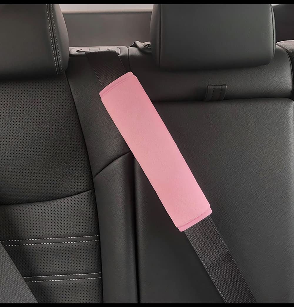 Almohadillas Para Cinturón De Seguridad Universal - Pack De 2, Acolchado Suave, Cierre De Velcro, Tamaño 11x2.4 Pulgadas