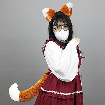 100個☆売り出し中　きつね　耳　キツネ　カチューシャ　イベント Amazon.co.jp: [harukita] きつね耳 犬耳 カチューシャ もふもふ