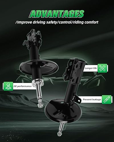 Miniatura 2 de SCITOO Juego de 2 amortiguadores delanteros para ES300, amortiguadores y puntales para 97 98 99 00 01 para Lexus ES300,97 98 99 00 01 02 03 para