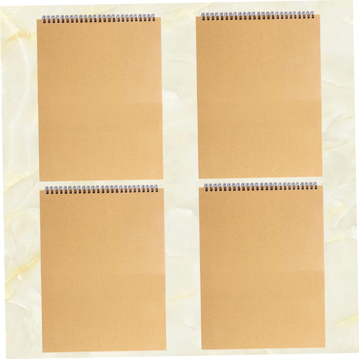 Cahier de Dessin pour Croquis A5 Portable 4 Pièces, Papier à Croquis