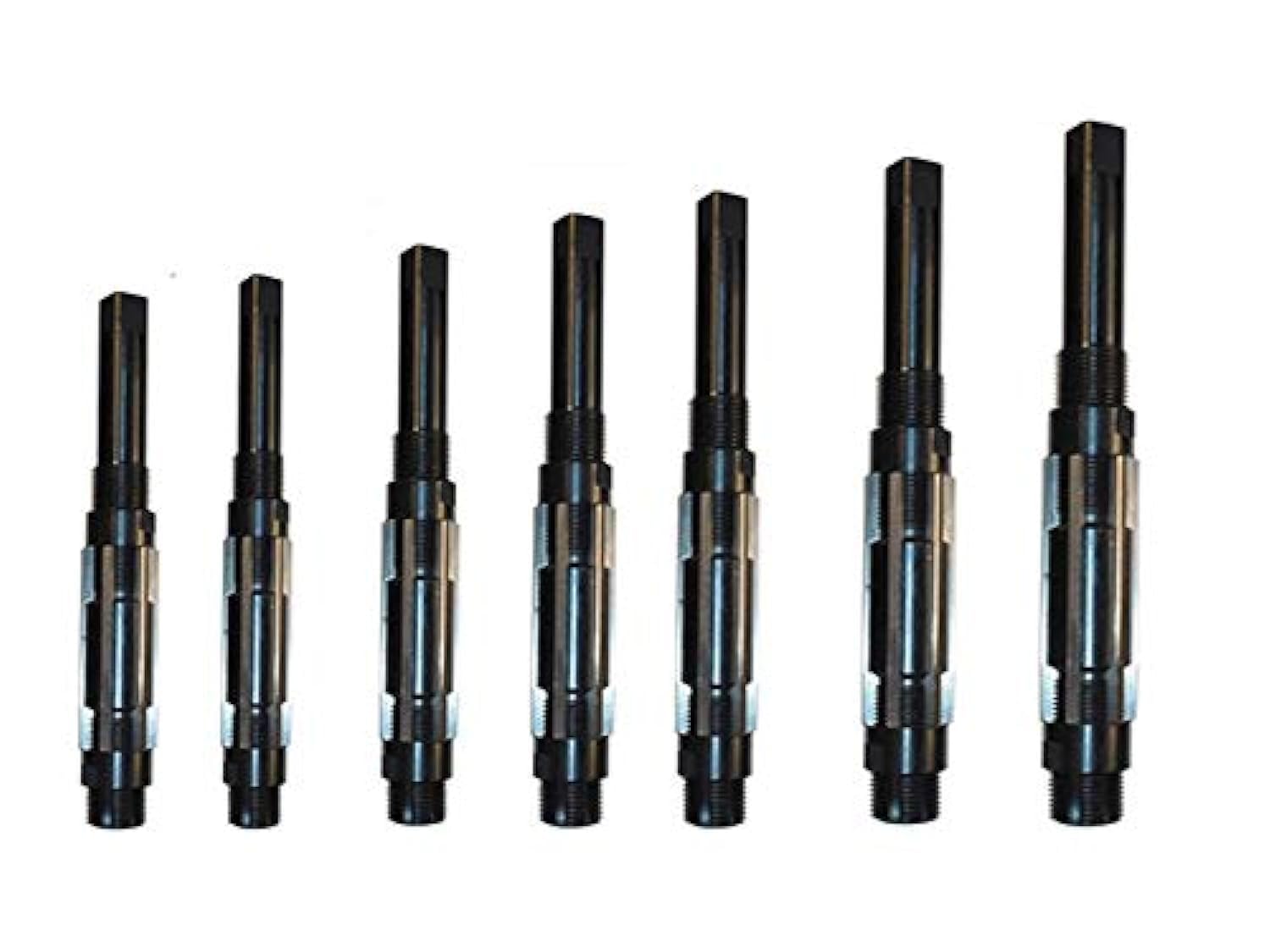 Alésoirs réglables HV à H3 (6,35-11,90 mm) de qualité premium en jeu de 7 pièces