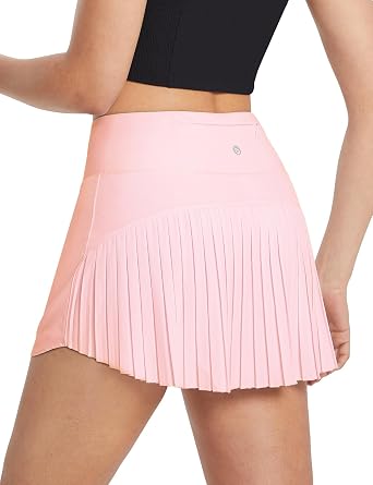 baleaf Tennis Skirt Pleated Golf Skorts with 3 Pockets