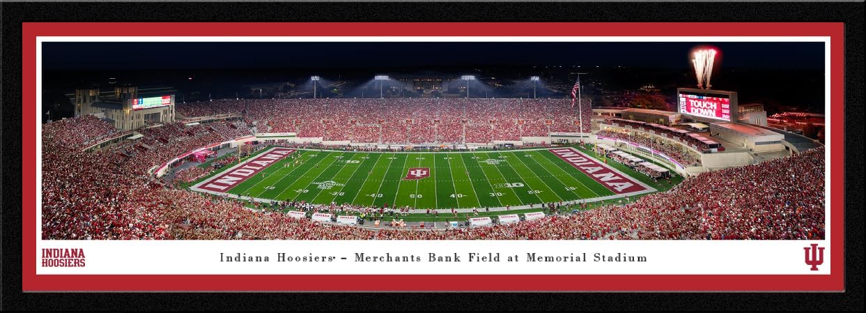 Indiana Hoosiers Football - Unframed Poster by Blakeway Panoramas