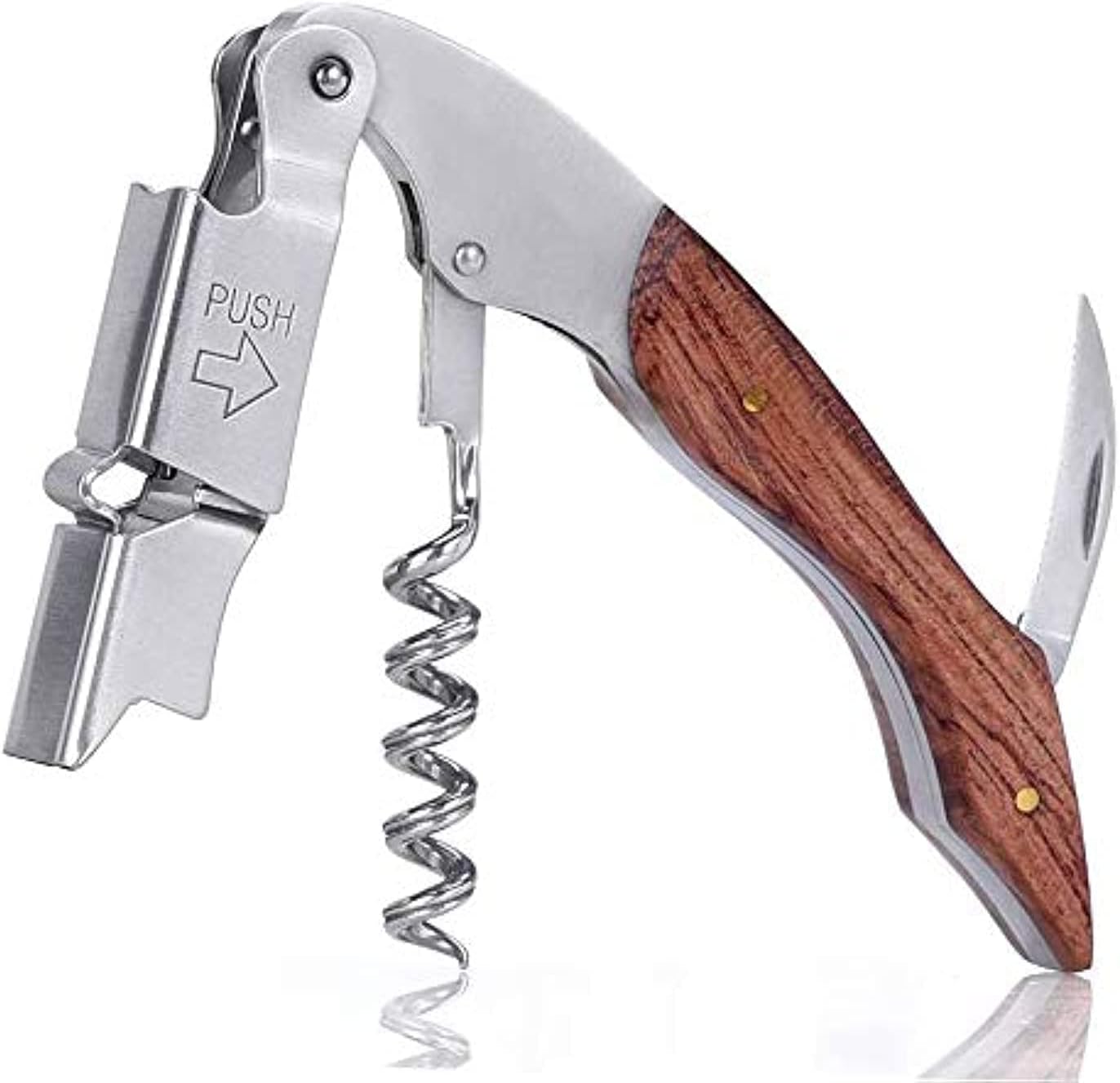 YumLock Wine Opener Professional Corkscrews for Wine Bottles w/ Foil