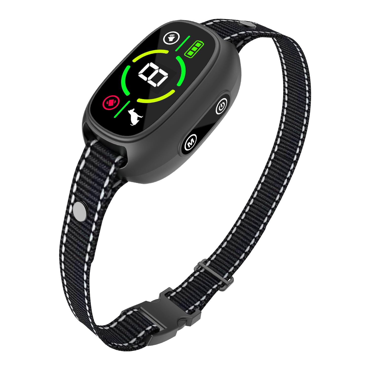 Collar de Adiestramiento para Perros,Collar Adiestramiento para Perros 8-150lbs,8 Niveles de Sensibilidad,Sin Descarga Eléctrica,3 Modos de Adiestramiento