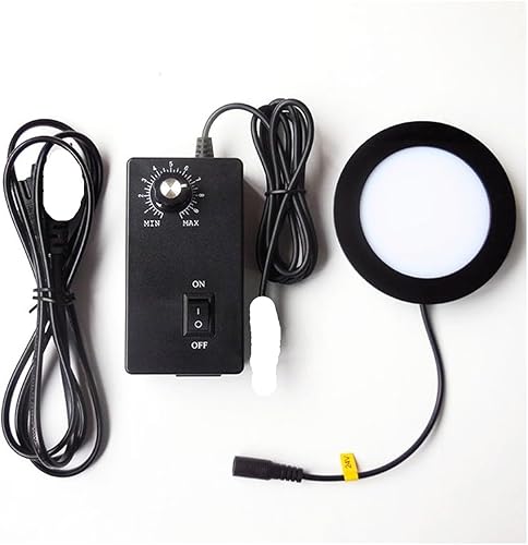 Microscope Accessories Kit Optical Stereo Biological Microscope Bottom Light Source LED 90V-240V Microscopio Round Lamp 5075mm Microscope Slides