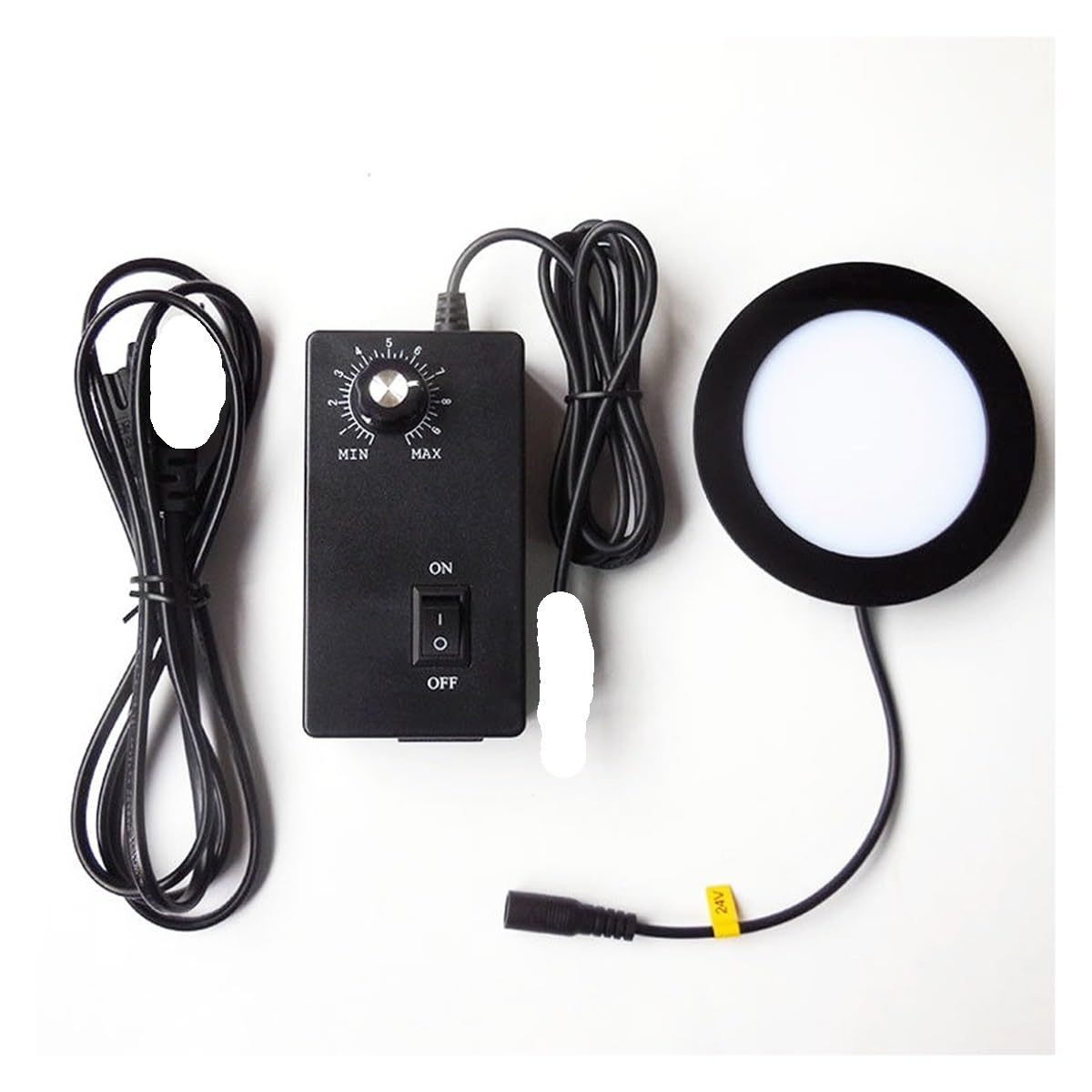 Mikroskop biologiczny stereoskop optyczny dolne źródło światła LED 90 V-240 V okrągła lampa mikroskopowa 50 ~ 75 mm (70 mm)