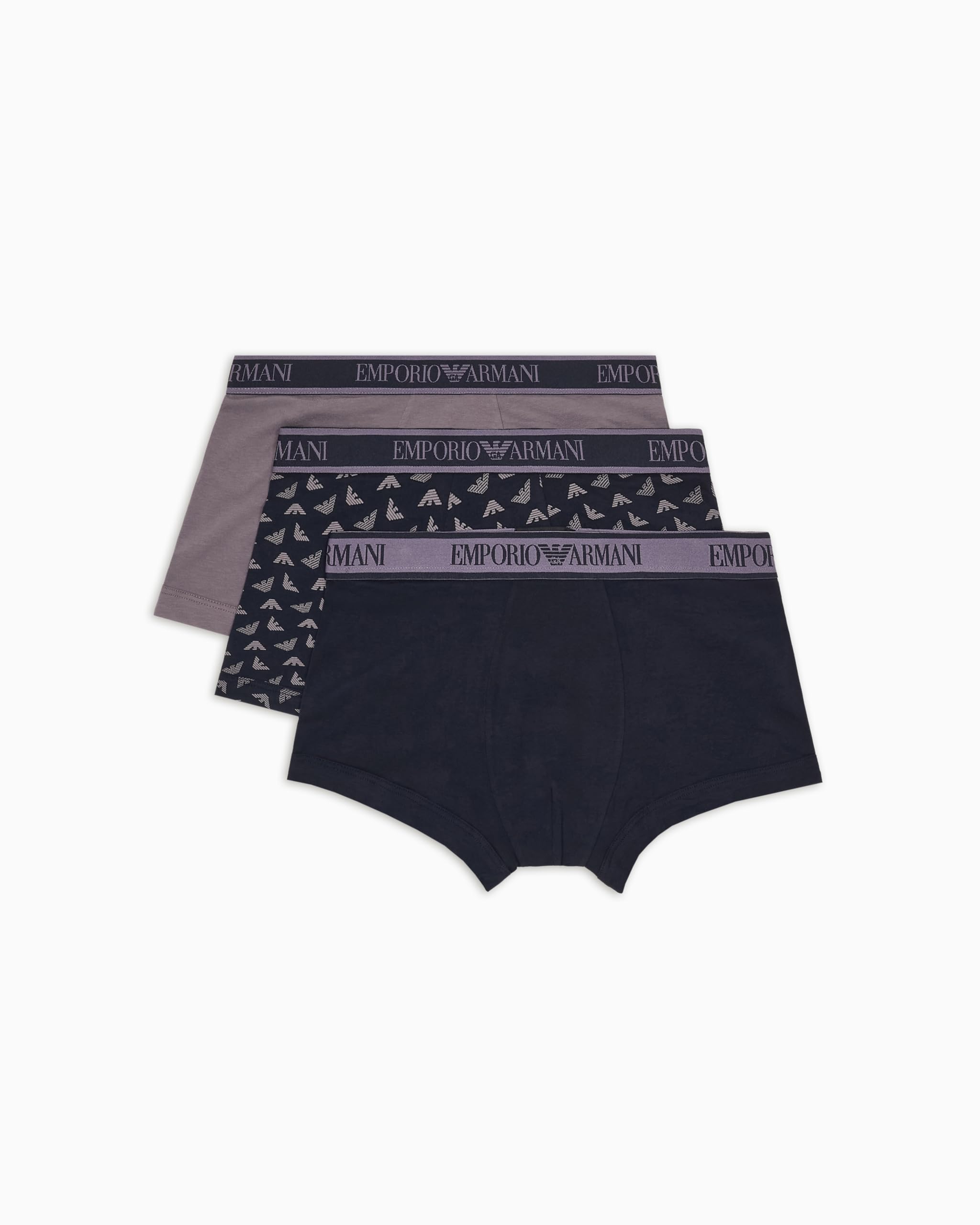 Emporio Armani Man Core Logoband 3-Pack Trunk Blue M