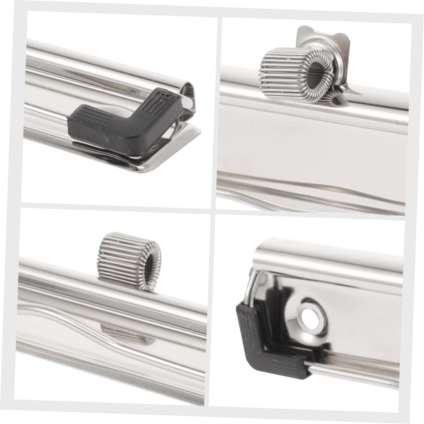 Holibanna 5 pezzi Clip per Appunti in Metallo Portablocco Resistente e Durevole per Documenti Fermacarte Versatile per Ufficio e Casa Design Elegante e Funzionale