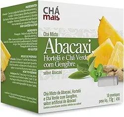 Chá Abacaxi, Hortelã, Chá Verde E Gengibre, ClinicMais