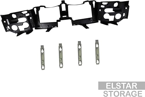 Miniatura 3 de CarPartsDepot Nuevo panel de montaje de lámpara frontal compatible con CHEVY Trailblazer 2002-2009 compatible con 15831182 GM1221125