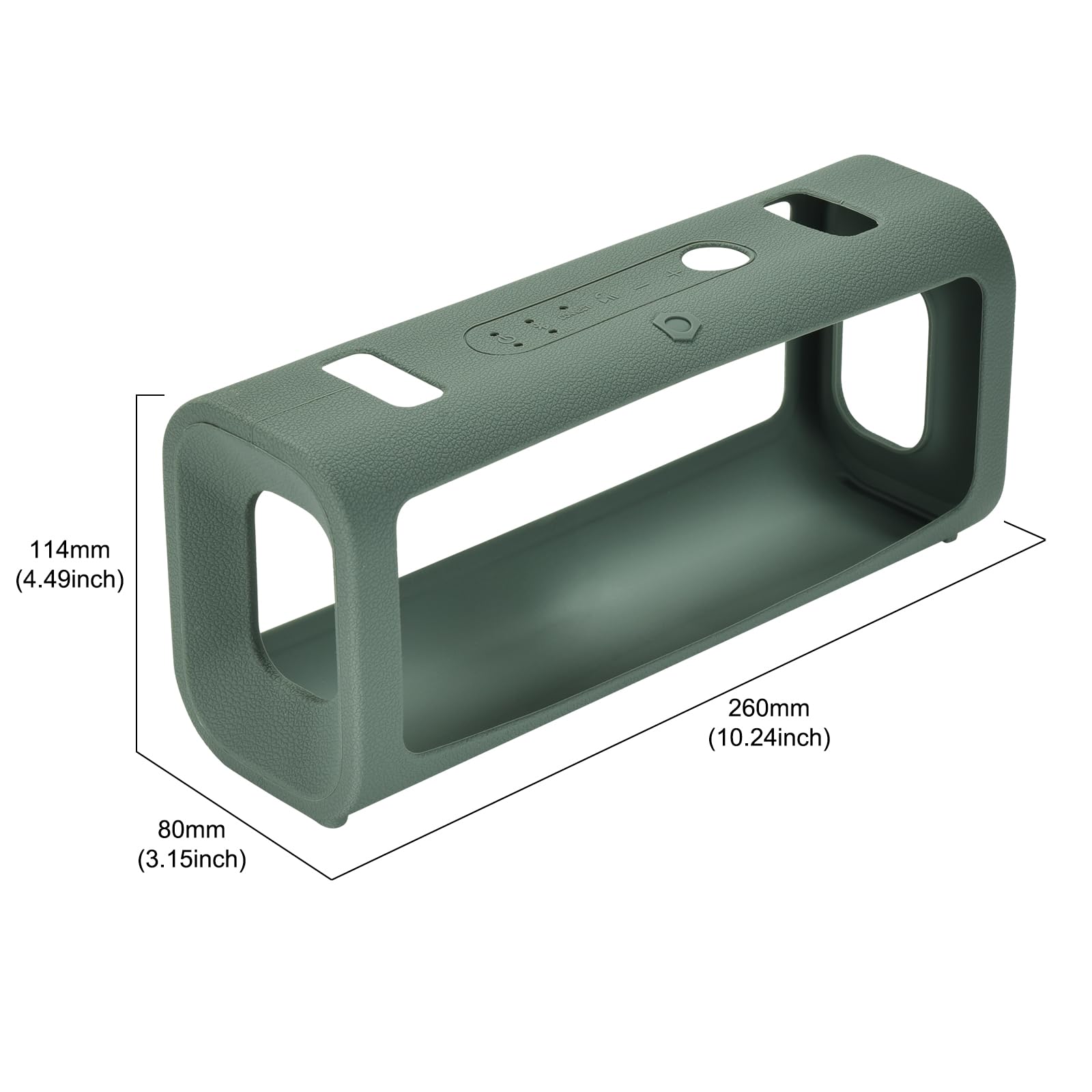 Silicona Funda Protectora para Sony ULT Field 3 Altavoz (Verde)