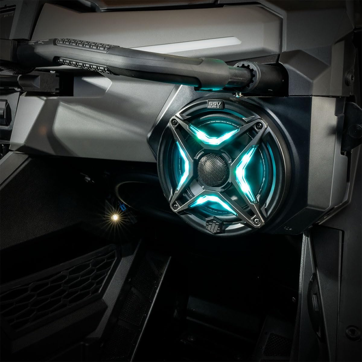 SSV Works 2025-2026 Polaris RZR Pro 6.5" Front-Dash Speaker-Pods Compatible with RZR Pro R, Pro S and Pro XP | for Upgrading or Building Your UTV Stereo (250-RZ6-F65U (Enclosures Only))