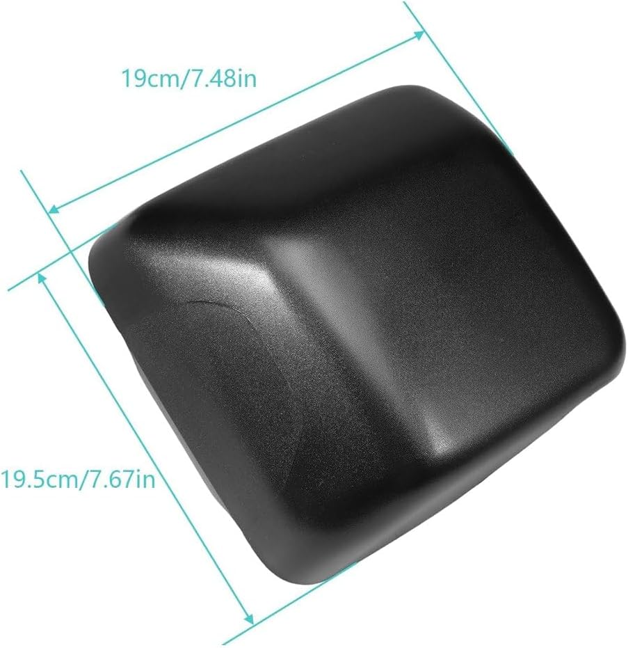 Mirror Cover Cap Trim Compatible with Jeep Wrangler JL 2018-2023,for Gladiator 2020-2025 Replaces Car Left Driver Right Passenger Side Door Rearview Mirror Cover (pair)
