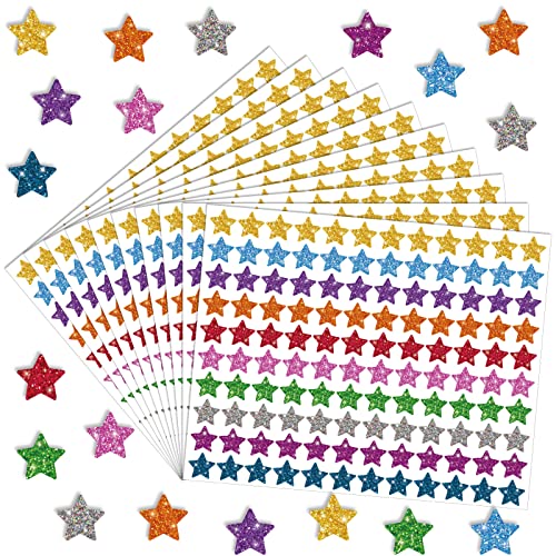 Lincia LINCIA-STICKERS -18 1200 Pcs Star Glitter Stickers Sparkly Small Stickers cover