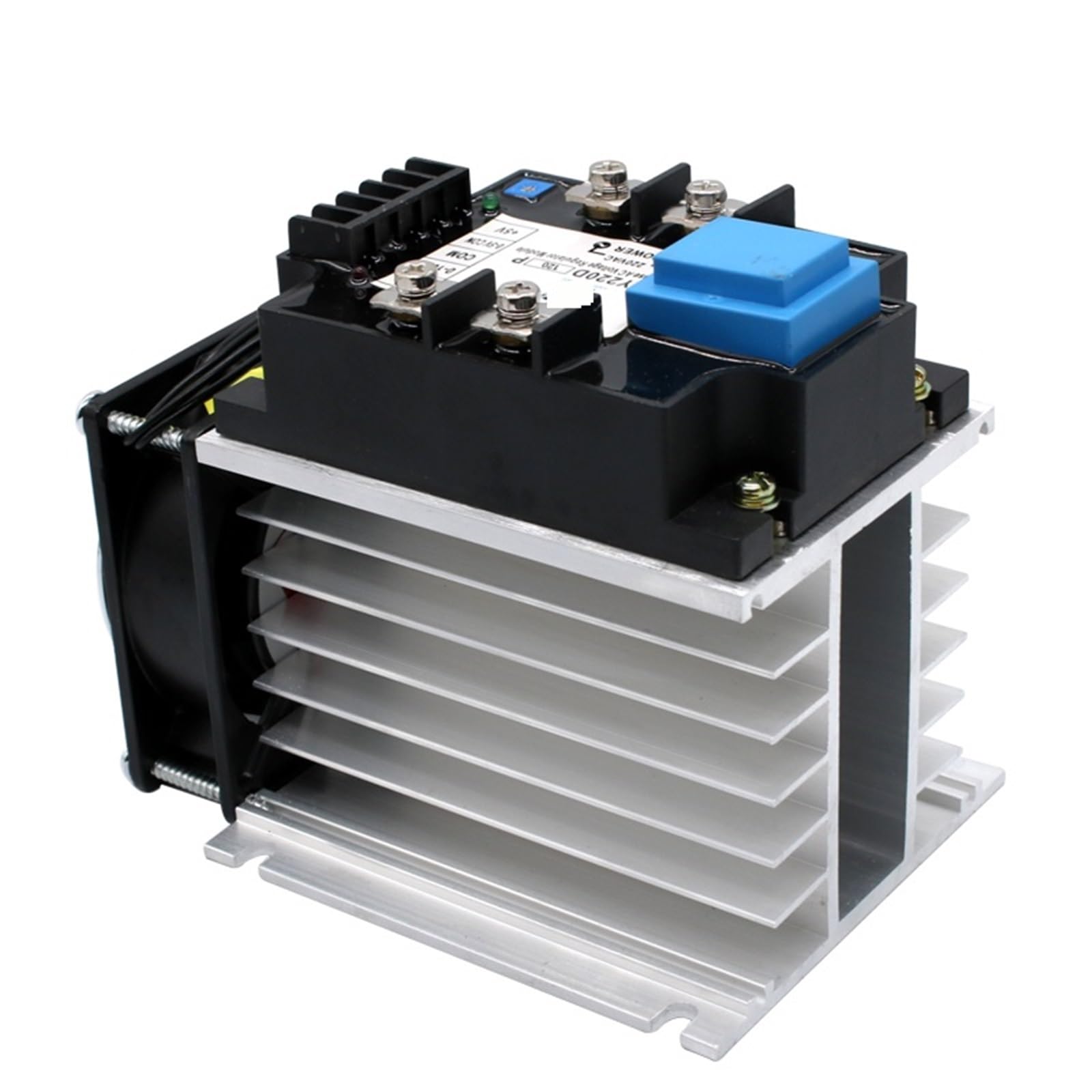 Módulo regulador de voltaje CA monofásico de aislamiento completo, 220 V, 380 V, 100 A, 120 A, con disipador de calor, 1 unidad