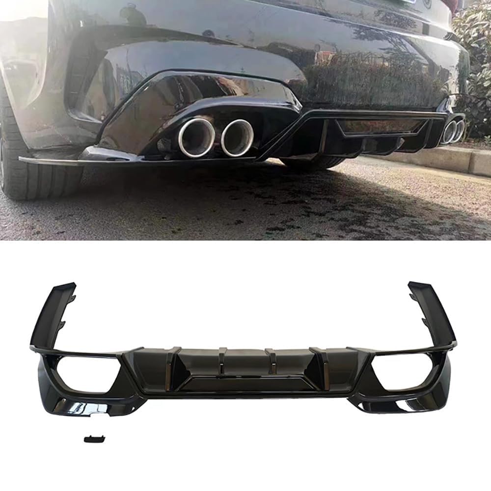 Diffuseur Pare-chocs Arrière Pour BMW Série 3 G20 (2020-2022) - Fibre Carbone ABS - Effet Sportif & Aérodynamique
