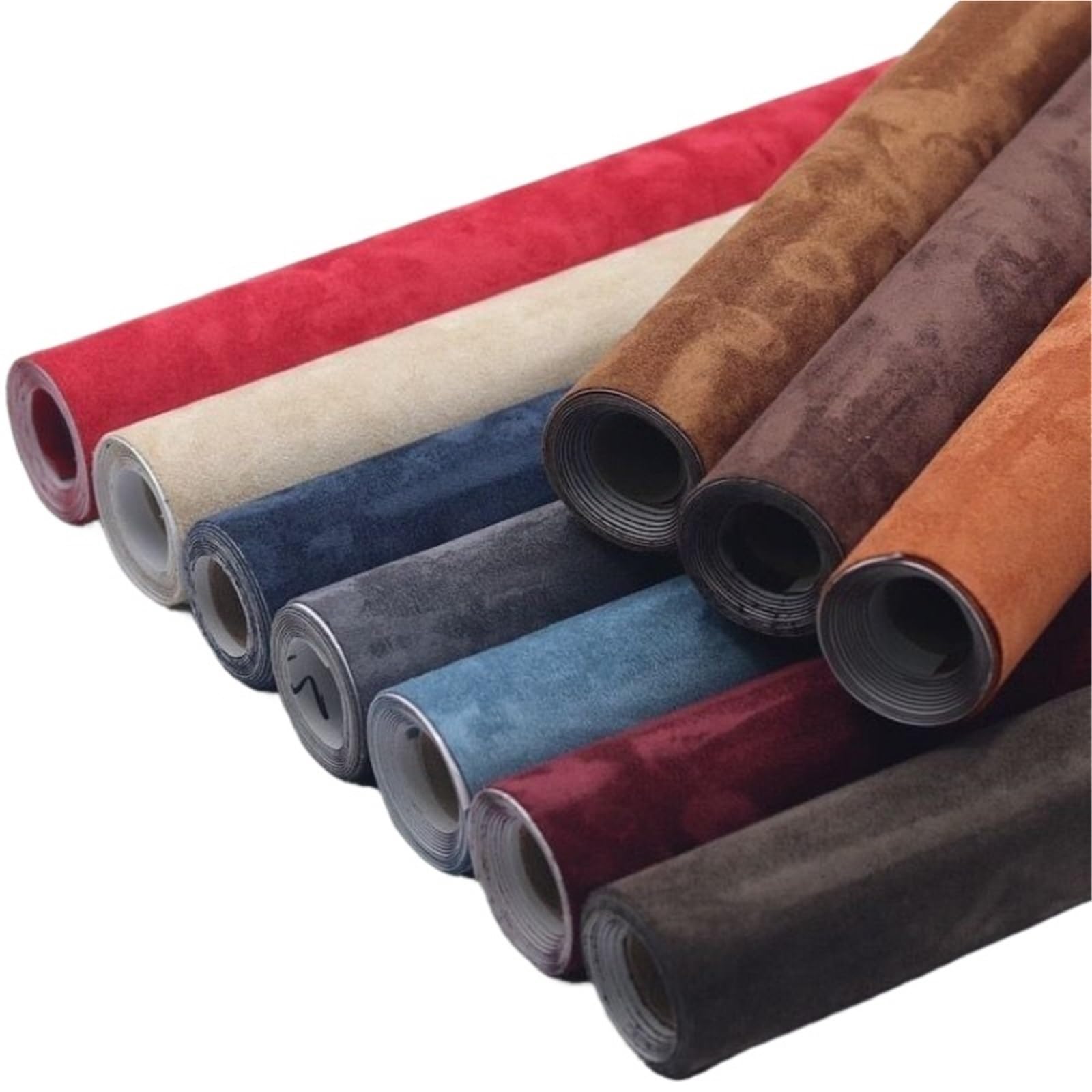Tela de piel sintética de gamuza autoadhesiva plateada para joyeros y decoración de manualidades, 40 x 150 cm, perfecta para proyectos de bricolaje y decoración del hogar
