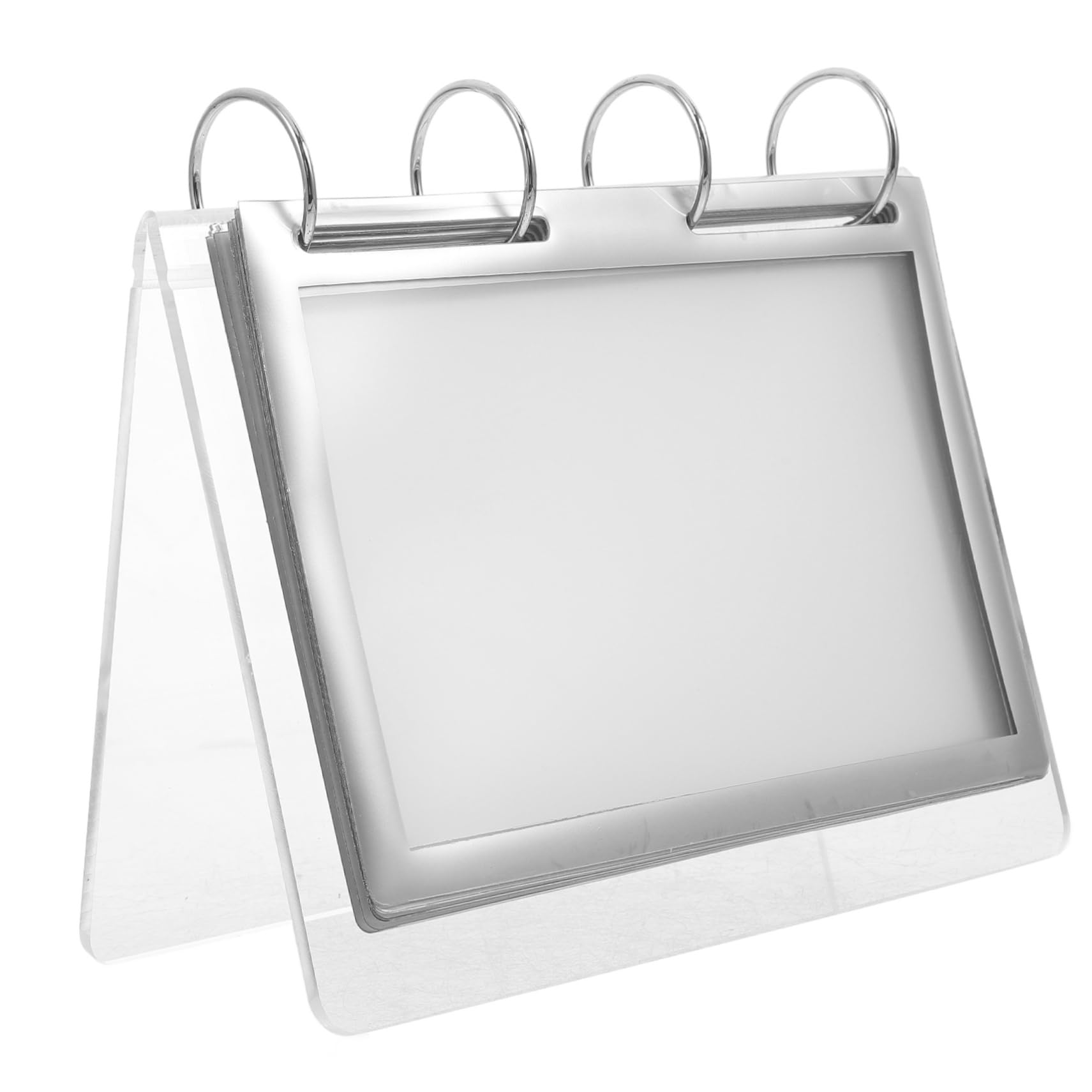 SEWACC Display Stand Display Shelf The Menu Sign Stand Clear Stand for Display Menu Stands for Display Picture Holders for Tables Poster Holder Sign Holder Acrylic Transparent