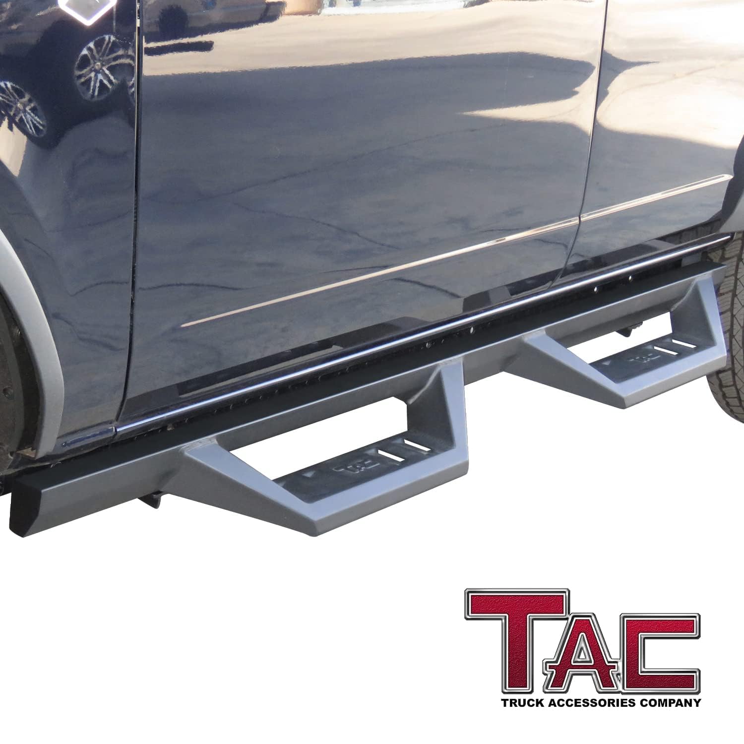 TAC Sidewinder Running Boards Fit 2021-2025 Ford Bronco 4 Door 4” Drop Side Step Nerf Bar Rocker Slider Exterior Accessories 2pcs