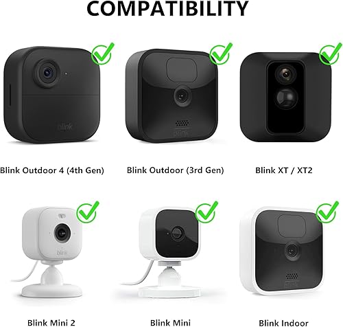 Miniatura 2 de Paquete de 2 soportes de montaje de pared de seguridad ajustables para Blink Outdoor 4 (4.ª generación), Blink XT / XT2, Blink Mini, ángulo de