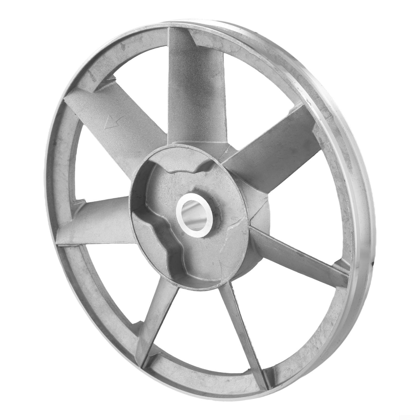 Puleggia per compressore d'aria con compatibilità con cinghia triangolare di tipo A, diametro 265 mm e 300 mm, volano in metallo per sistemi a cinghia trapezoidale, foro fisso a scanalatura singola
