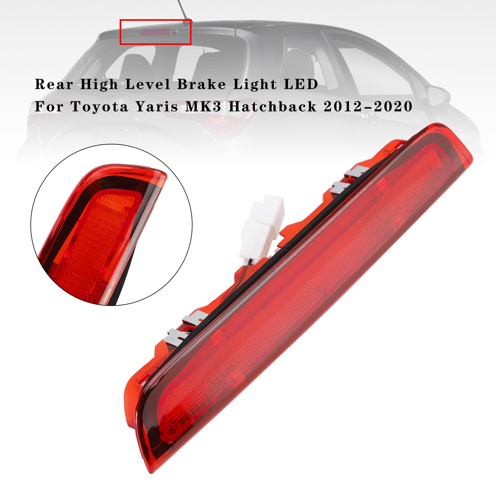 Topteng Bremslicht hinten LED 81570-0D150 passend für Toyota Yaris MK3 Hatchback 2012-2020