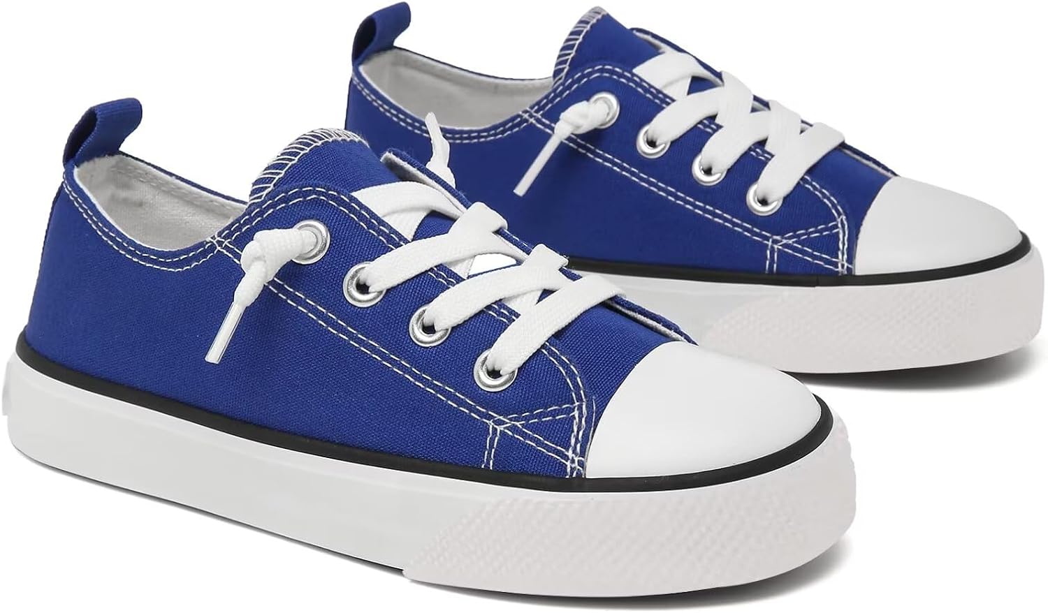 Toddler Little Kid Cushioned Canvas Shoes Slip On Sneakers Soft and Durable - Image 6