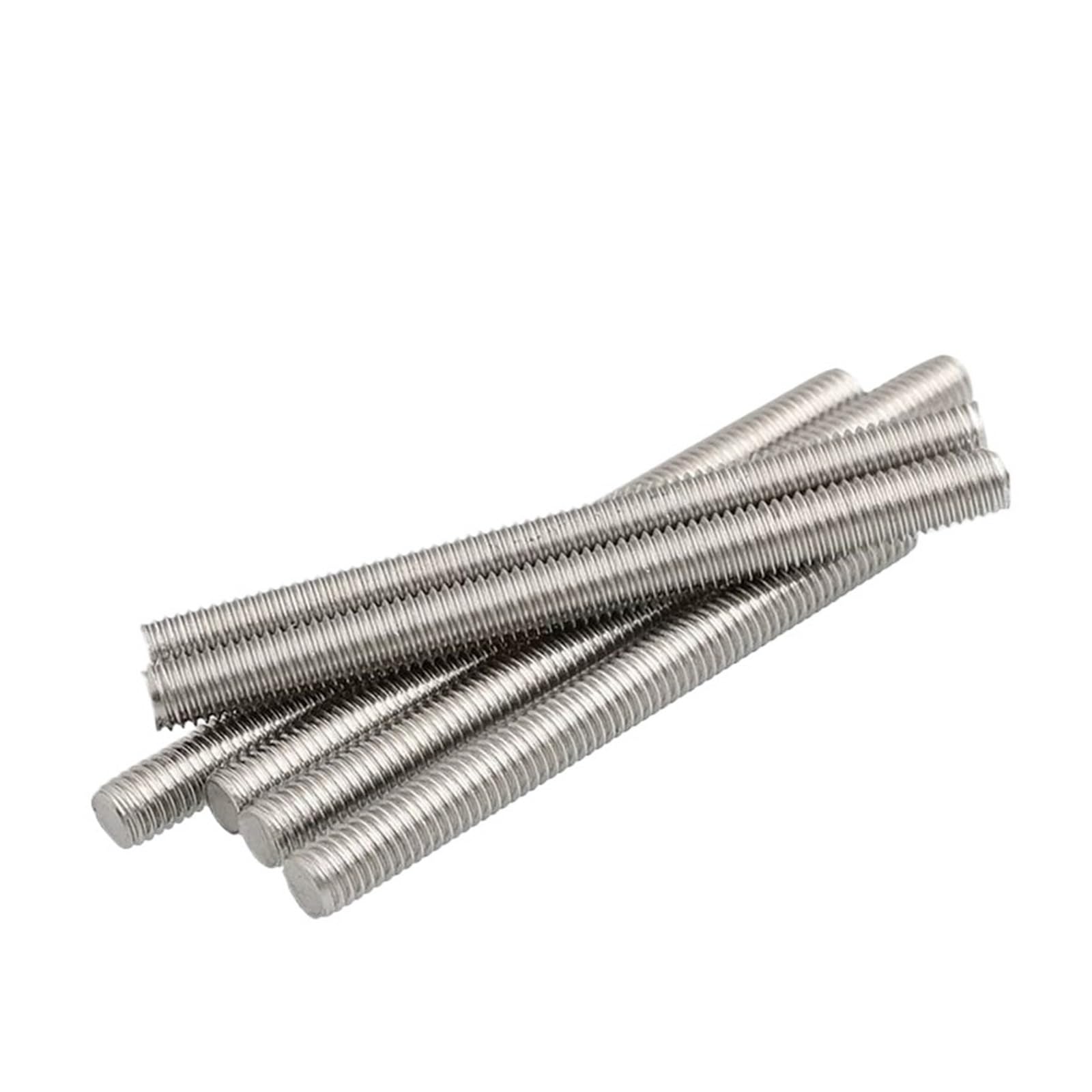 Varilla roscada, 1 pieza M2-M20 304, varilla roscada de acero inoxidable, perno sin cabeza, varilla de eje de rosca completa, espárrago de barra(M16x500)