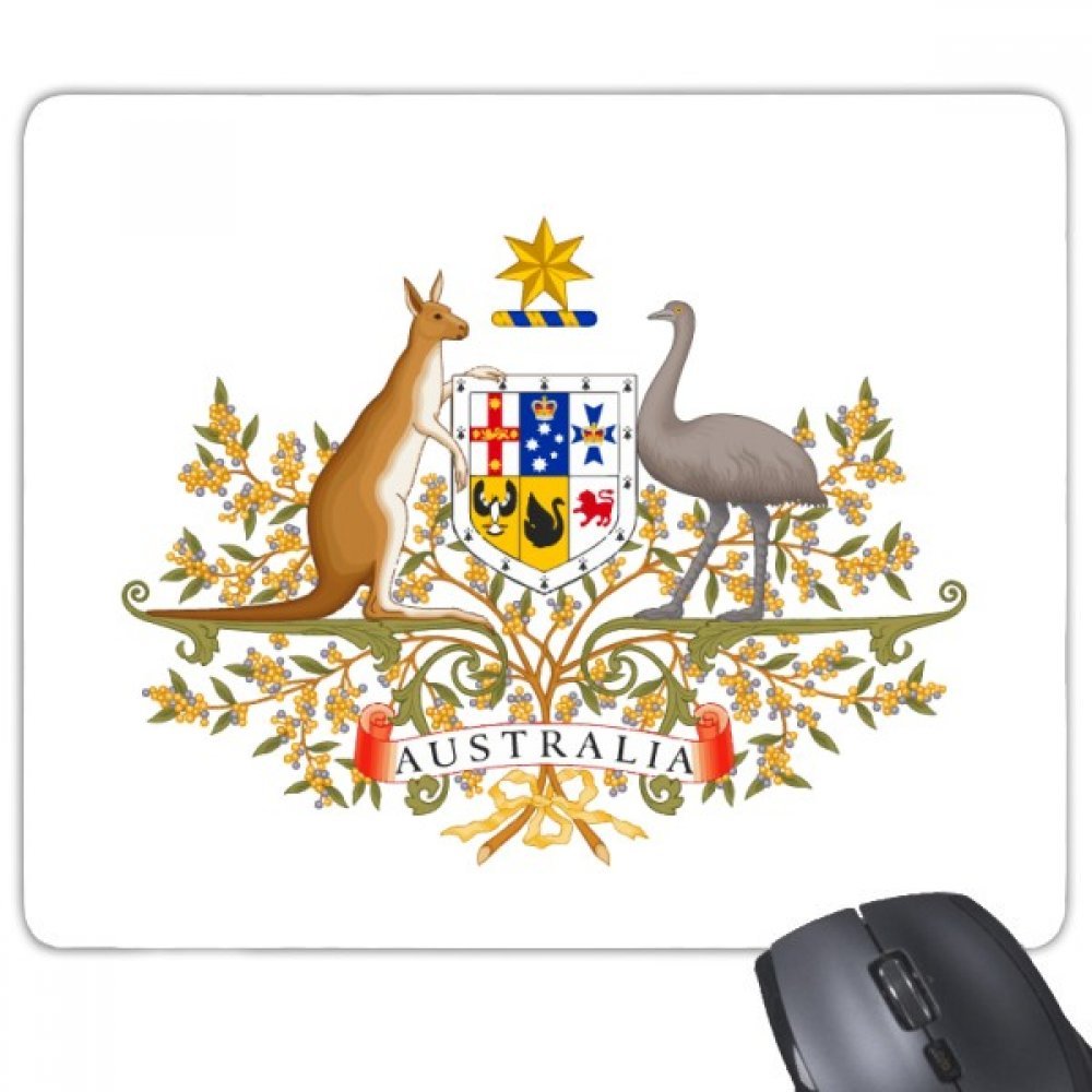 DIYthinker Canberra Australia National Emblem Mouse Pad Non-Slip Rubber Mousepad Game Office