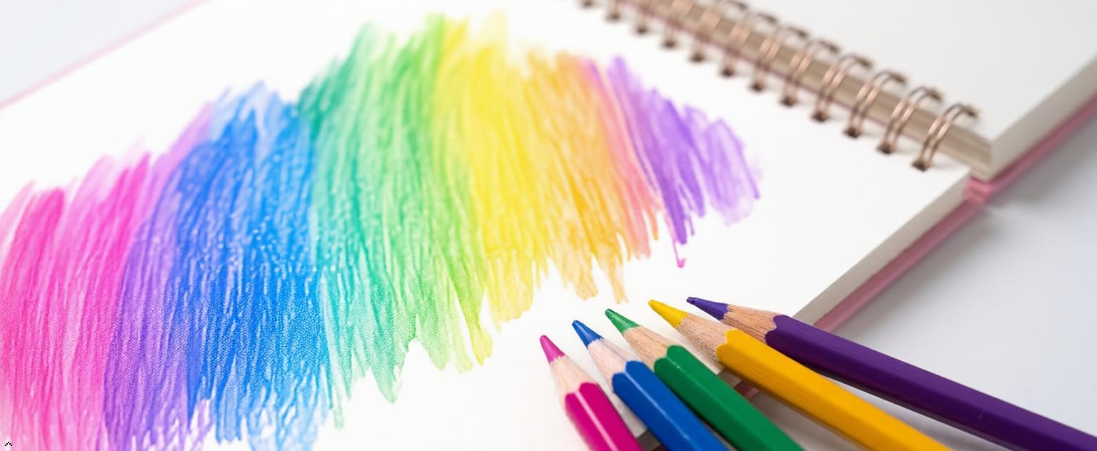 Soucolor Simpatico album da disegno, 22,9 x 30,5 cm, per donne, 1 confezione da 100 fogli a spirale, forniture artistiche pastello per artisti, set regalo per adulti
