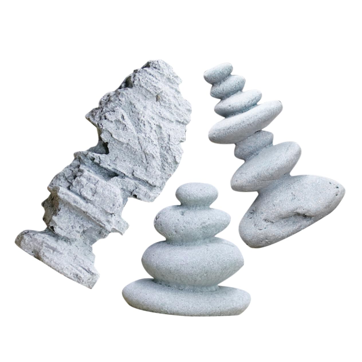 Decoración de peceras con adornos de piedra de rocalla OUNONA para acuarios sin vida