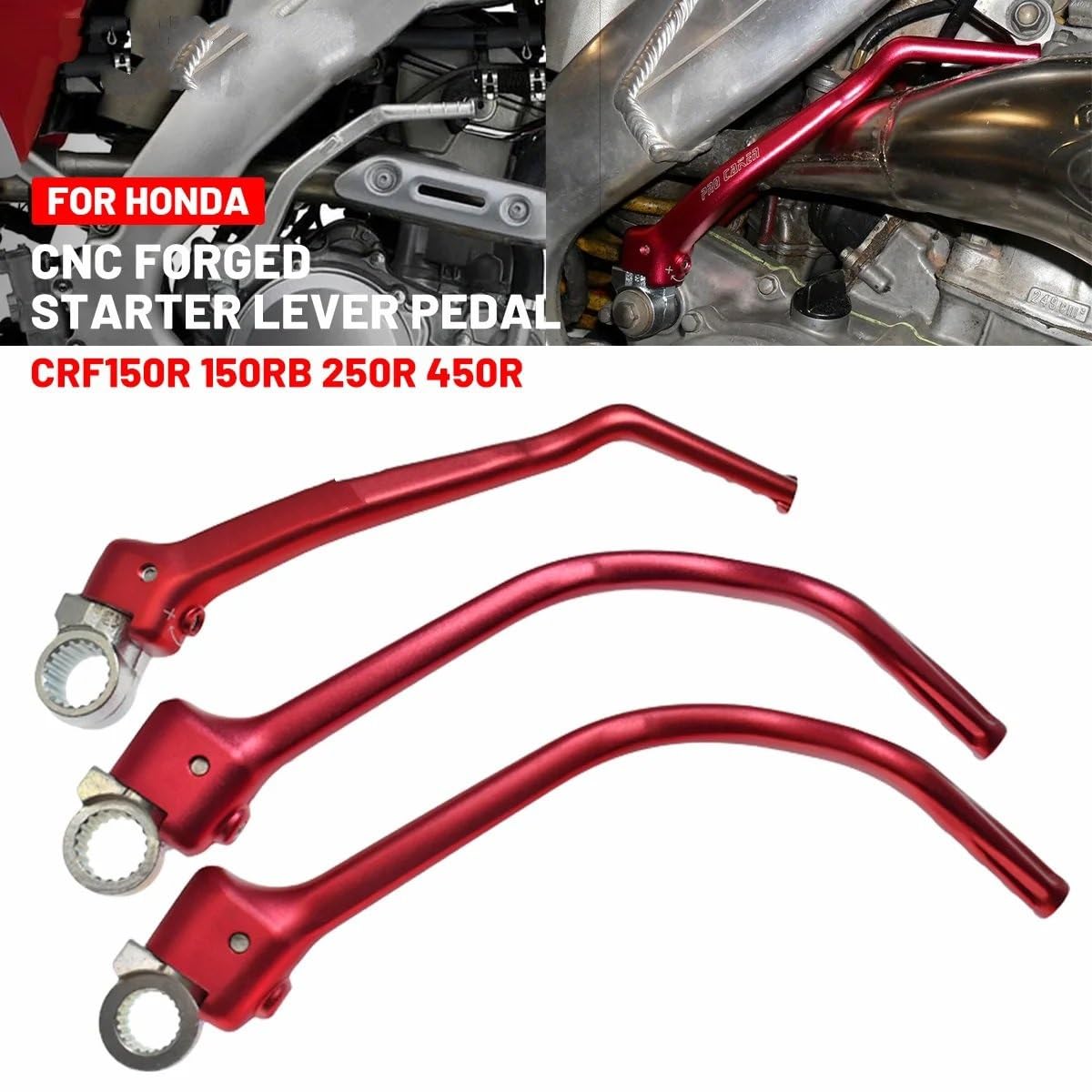 motocykl starter Pedał Dźwigni Rozrusznika Kopnięcia(CRF 102)