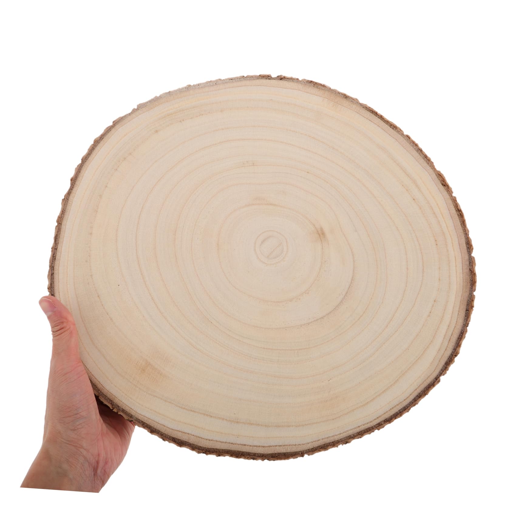 SHINEOFI 2stücke Unbehandelte Holzscheiben Naturholzkreise Für Bastelarbeiten Holzdekor Für Hochzeiten Und Festivals Rustikale Holzspäne Zum Bemalen